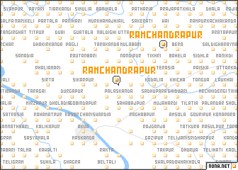 map of Rāmchandrapur