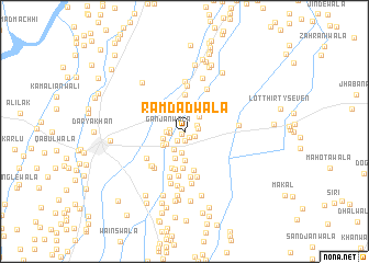 map of Rāmdādwāla