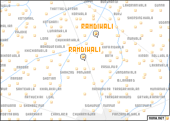 map of Rām Diwāli