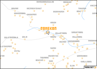 map of Ramekān