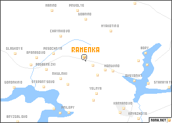 map of Ramenka