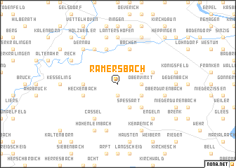 map of Ramersbach