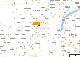 map of Rāmgarh