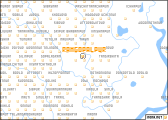 map of Rām Gopālpur