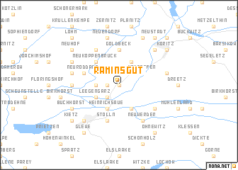 map of Raminsgut