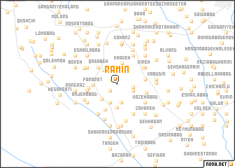 map of Rāmīn