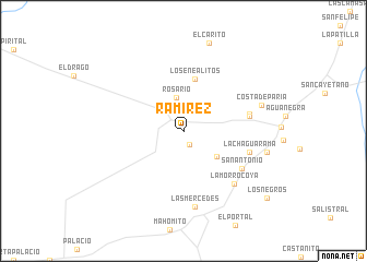 map of Ramírez