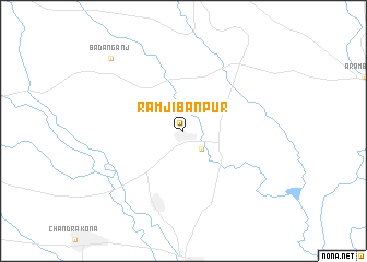 map of Rāmjībanpur
