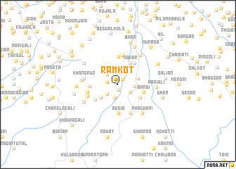 map of Rāmkot