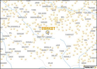 map of Rāmkot