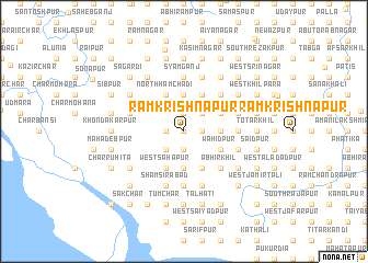 map of Rāmkrishnapur