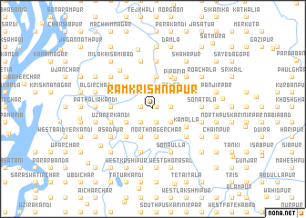 map of Rāmkrishnapur