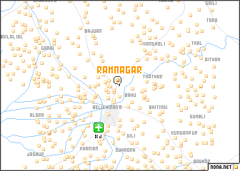 map of Rāmnagar