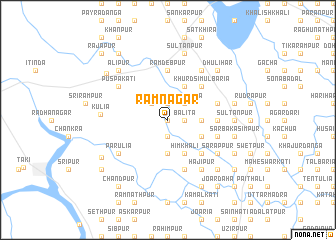 map of Rāmnagar