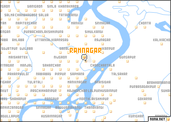 map of Rāmnagar