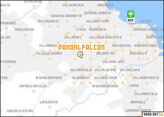 map of Ramón L. Falcón