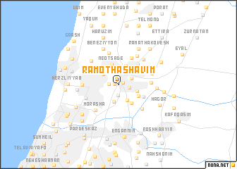 map of Ramot HaShavim