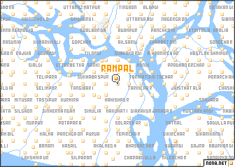 map of Rāmpāl