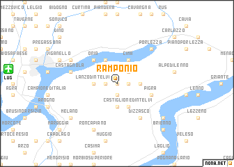 map of Ramponio