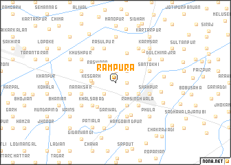 map of Rāmpura