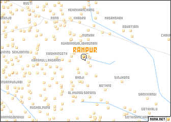 map of Rāmpur