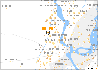 map of Rāmpur