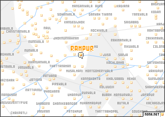 map of Rāmpur