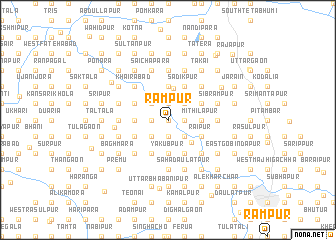 map of Rāmpur