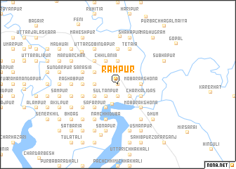 map of Rāmpur