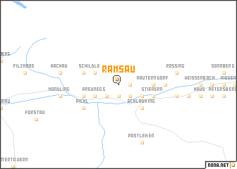 map of Ramsau