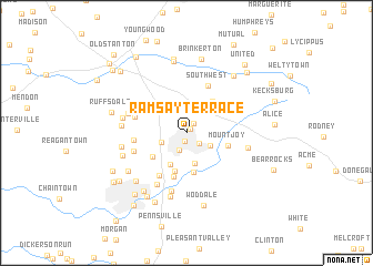 map of Ramsay Terrace