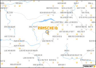 map of Ramscheid
