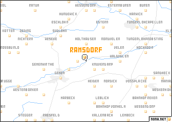 map of Ramsdorf