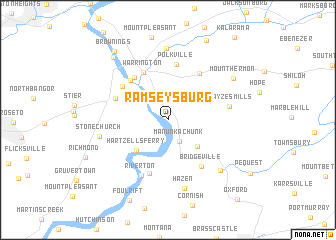 map of Ramseysburg