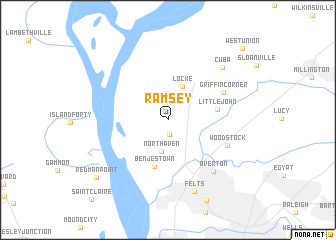 map of Ramsey