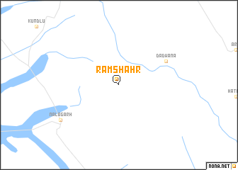 map of Rāmshahr