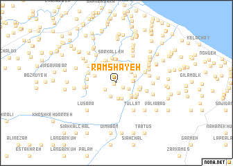 map of Ramshāyeh