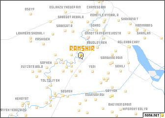 map of Rāmshīr