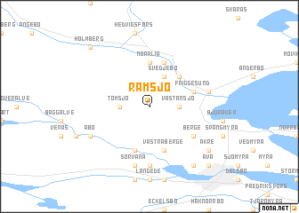 map of Ramsjö