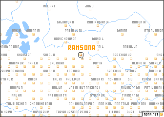 map of Rāmsona