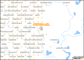 map of Rānāhijal