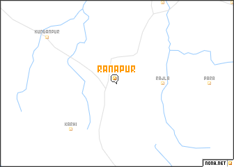 map of Rānapur