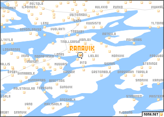 map of Rånavik