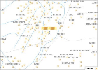 map of Rāna Wāi