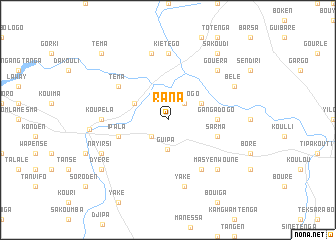 map of Rana