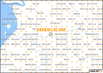 map of Ranbaila Char