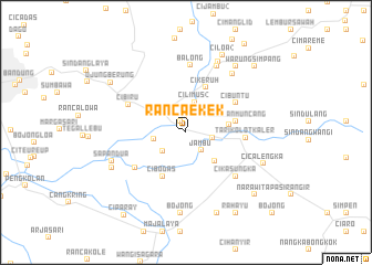 map of Rancaekek