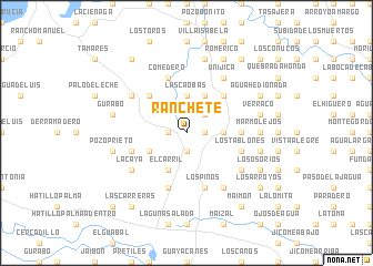 map of Ranchete