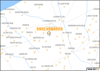 map of Rancho Barro