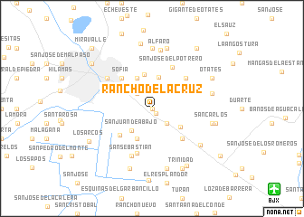 map of Rancho de la Cruz